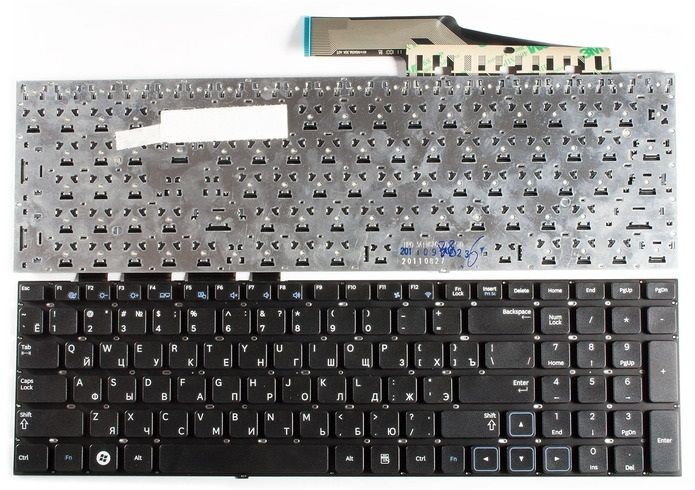 Клавиатура для ноутбука Samsung 300E5A/300V5A/305E5A/305V5A (black)