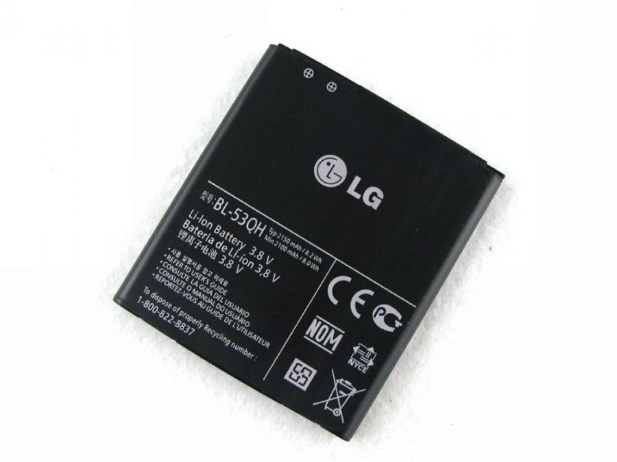 Аккумулятор LG P760 Optimus L9/P765 Optimus L9/P875 Optimus F5/P880 Optimus 4X HD (BL-53QH) Оригинал