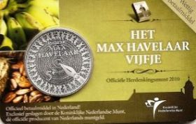 150 лет роману «Макс Хавелаар» 5 евро Нидерланды 2010