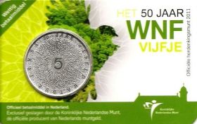 50 лет Всемирному фонду дикой природы 5 евро Нидерланды 2011