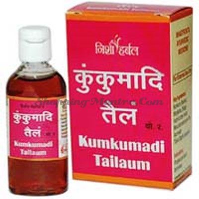 Кумкумади масло восстанавливающее для кожи лица (Nisha Herbal Kumkumadi Tailam)
