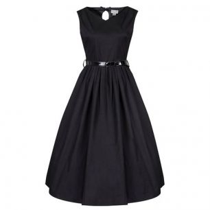 Винтажное черное платье в стиле 50-х "Аморетта"