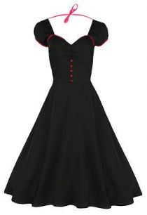 Пышное черное платье в стиле 50-х "Белла"