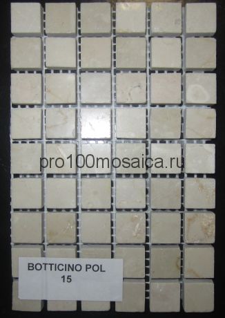 BOTTICINO Pol. 15x15. Мозаика серия STONE, размер, мм: 305*305*10 (ORRO Mosaic)