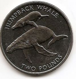Горбатые киты 2 фунта Южная Джорджиа и Сандвичевы Острова 2006