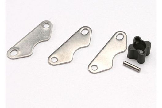 Brake disc hub (for Revo rear brake kit)/ 2mm pin (1)/ brake pads (3) - TRA5565X