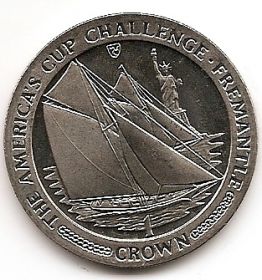 Кубок Америки по парусному спорту  1 крона Остров Мэн 1987