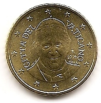 Ватикан 50 центов 2014 (5 cерия)
