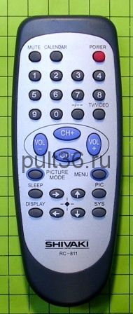 Пульт ДУ Shivaki RC-811(812) пр-ль КНР
