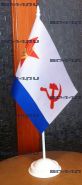 Флаг настольный ВМФ СССР (12Х18см на подставке)