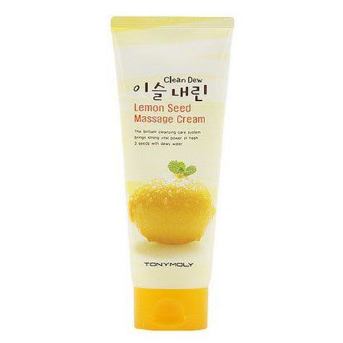 Clean Dew Lemon Seed Massage Cream - Крем для умывания (лимон), 150 мл