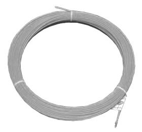 Протяжка кабельная (мини УЗК в бухте), 15м, нейлон, d=3мм, латунный наконечник, заглушка.