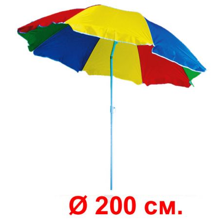 Зонт «Арбуз» с регулируемым наклоном (диаметр 200 см.)