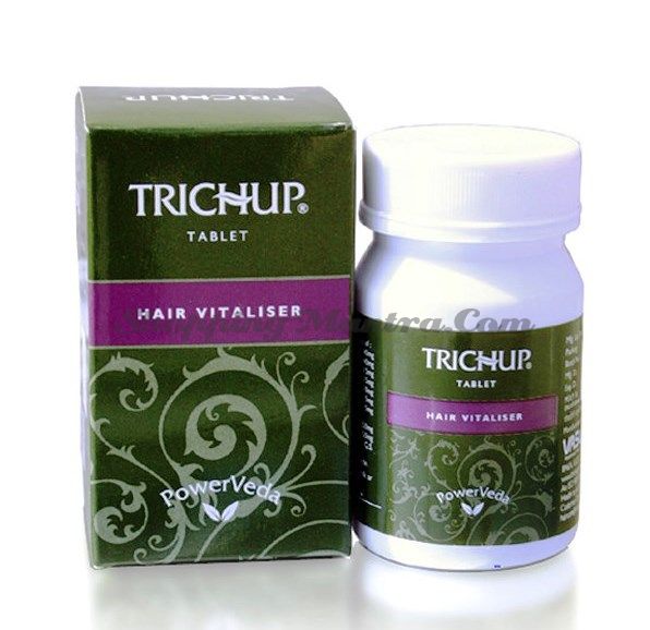 Аюрведические таблетки для укрепления волос Тричуп (Vasu Trichup Herbal Hair Tablets)