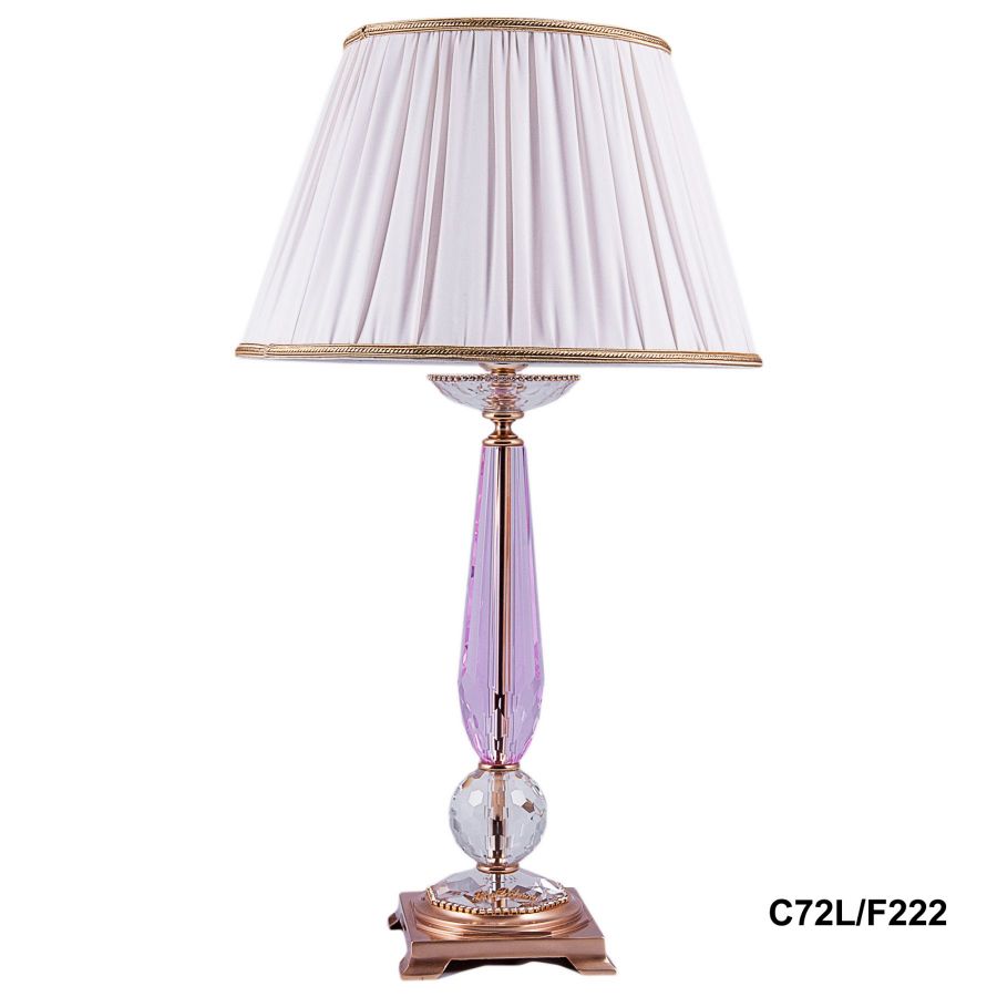 Лампа настольная "Demetra" (pink) C72L/F222