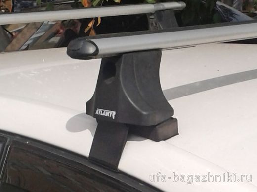 Багажник на крышу Volkswagen Golf Plus, Атлант, аэродинамические дуги