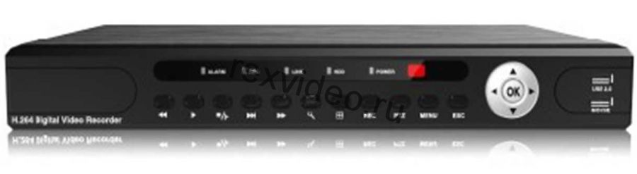 16-ти потоковый IP (Full HD-1080p) видеорегистратор                   "RexVideo-NVR-16D1920/4"