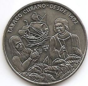 Кубинский табак 1492 1 песо Куба 2005