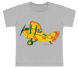 Серая футболка Самолет