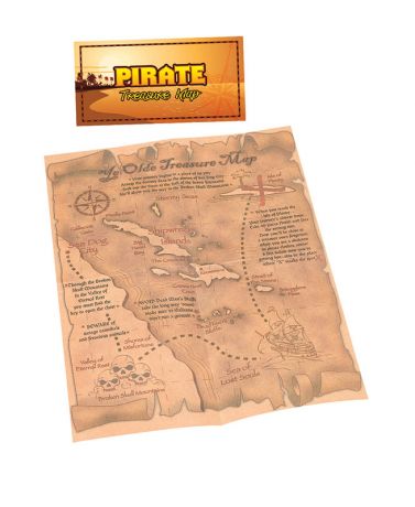 Карта сокровищ пиратская