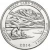 Национальный парк Грейт-Санд-Дьюнс 25 центов 2014 Монетный двор S