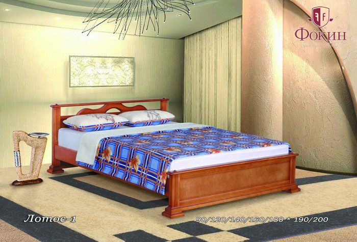 Fokin Лотос - 1 (бук) кровать