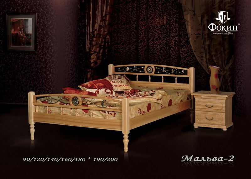Fokin Мальва - 2 (дуб) кровать