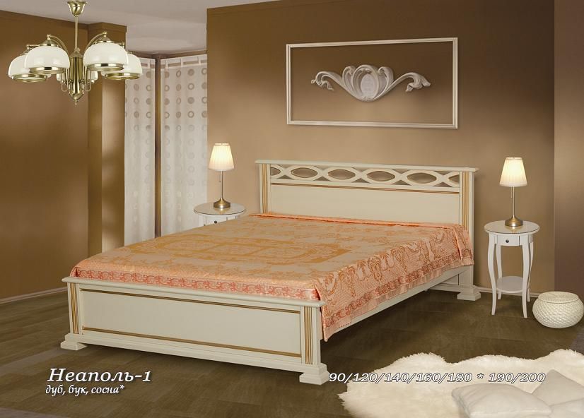 Fokin Неаполь - 1 (бук) кровать