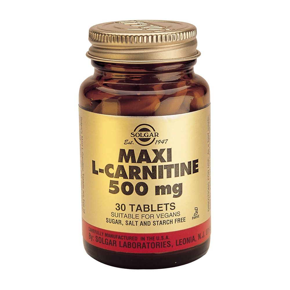 СОЛГАР L-карнитин таб. 500мг №30 -  в е Vitamina .