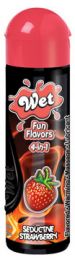 WET Fun Flavors Seductive Strawberry Flavored Warming Massage Lubricant 4,1oz / 121мл 20423ЛУБР.МАС.