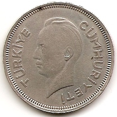 Исмет Инону 1 лира Турция 1940