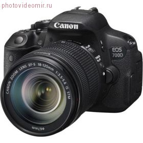 Цифровой фотоаппарат Canon EOS 700D 18-135 IS STM