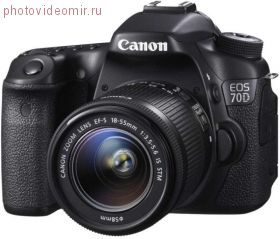 Зеркальный фотоаппарат Canon EOS 70D 18-55 IS STM