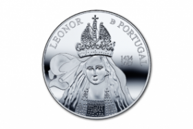 Королева Элеонора (1328-1348) 5 евро Португалия 2014
