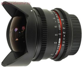 Объектив Samyang 8mm T3.8 AS IF UMC Fish-eye CS II VDSLR Canon EF