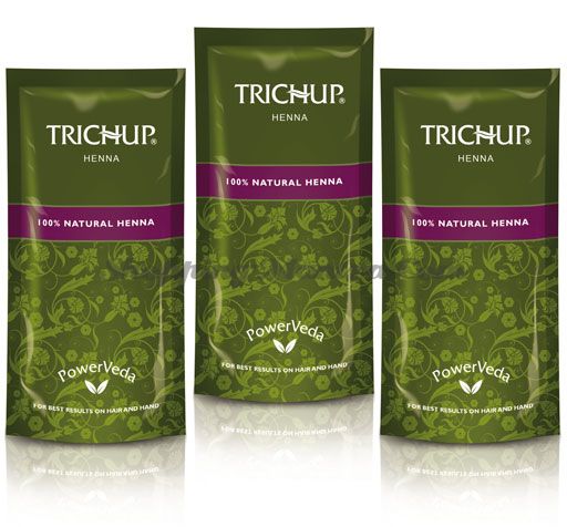 Натуральная хна для волос и мехенди Васу Тричуп (Vasu Trichup Natural Henna Powder)