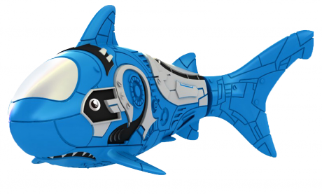 Роборыбка-акула (синяя)