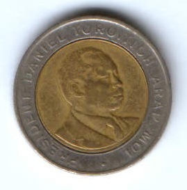 5 шиллингов 1997 г. Кения