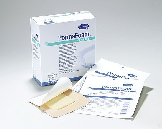 Повязка самоклеящаяся губчатая ПемаФом ( PermaFoam comfort ) ( 10*10 )