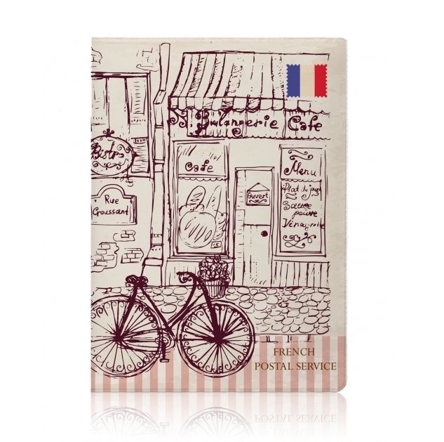 Обложка для паспорта Miusli "Paris Cafe"