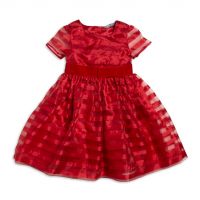 Нарядное красное платье для девочки