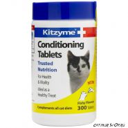 Kitzyme Cat Conditioning - Китзим 300 таблеток Витамины для кошек