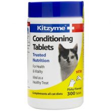 Kitzyme Cat Conditioning - Китзим 300 таблеток Витамины для кошек