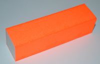 Бафик - блок для шлифовки ногтей оранжевый
