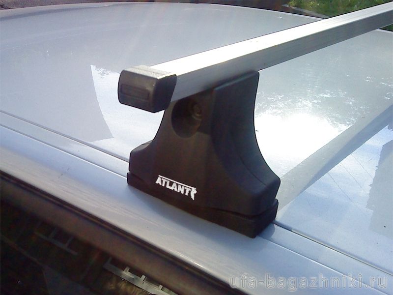 Багажник на крышу Mazda 3 (BK/BL) 2003-13, Атлант, прямоугольные дуги