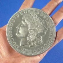 Большая монета Jumbo Morgan Dollar -3"