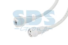 Соединительный кабель (2pin) герметичный (IP67) 2х1мм² 300V 0.35м белый REXANT