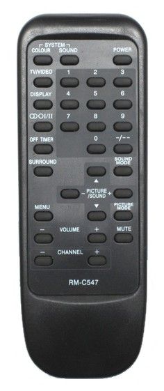 Пульт для JVC RM-C547 (210T,TR, AV-1410EE, AV-1411TEE, AV-1430TEE, AV-1431TEE, AV-1433TEE, AV-14A10, AV-14K,T, AV-2110EE, AV-2111TEE, AV-2113EE, AV-2114EE, AV-2124EE, AV-2130TEE, AV-2131TEE, AV-2550TEE, AV-2950TEE, AV-B144, AV-B14T, AV-B214)