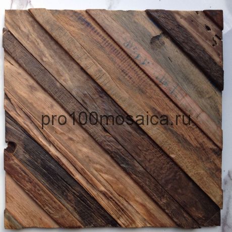 MCM005 Бесшовная деревянная мозаика серия WOOD, 300*300*17 мм