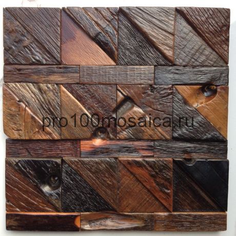 MCM016 Бесшовная деревянная мозаика серия WOOD, 300*300*23 мм